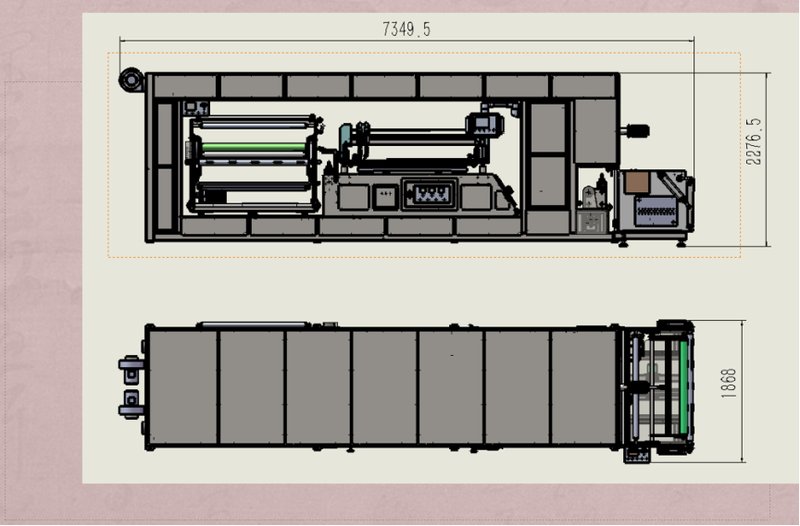 1350mm Two Colors Screen Printing Machine image 2
