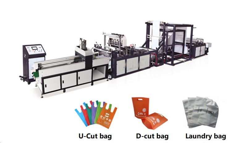 AX-DC700 Automatic D-Cut U-Cut Nonwoven Bag Making Machine