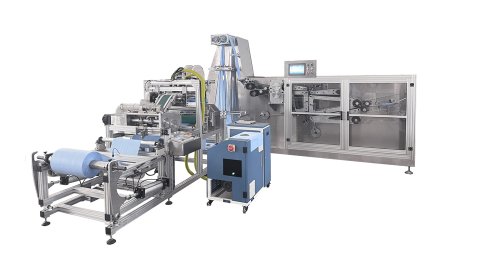 Bedsheet Backside Glue Application Machine