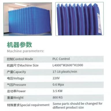 Curtain Pleating Machine 2.8m Width image 3