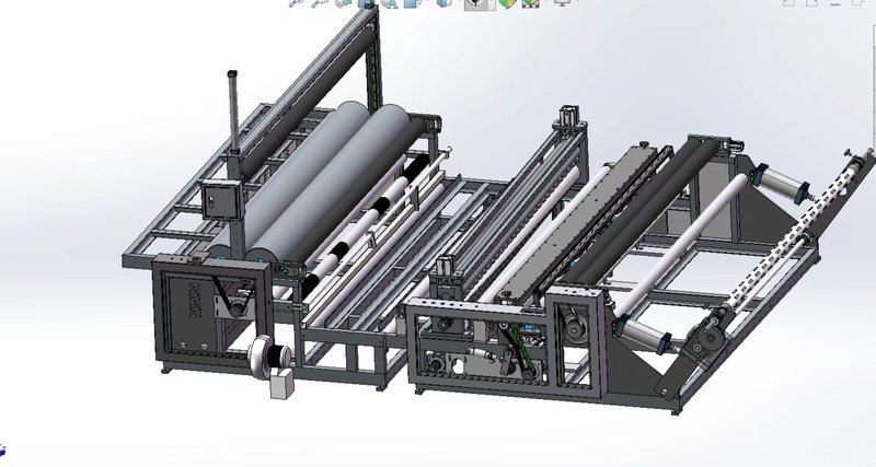 TH-F2400 Massage Bed Sheet Making Machine image 2