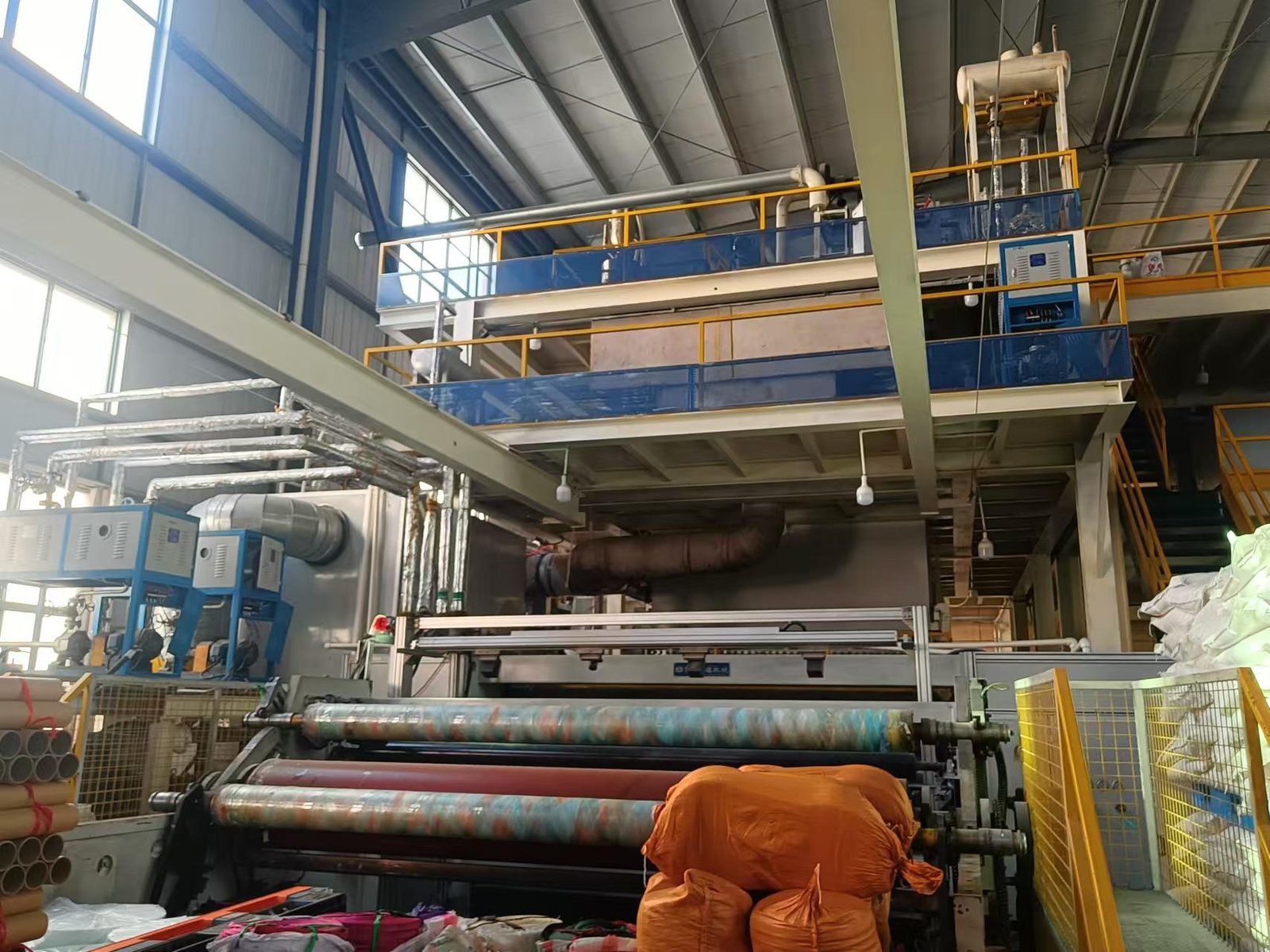Used 3.2m Guanlong SS PP Spunbond Nonwoven Line image 2