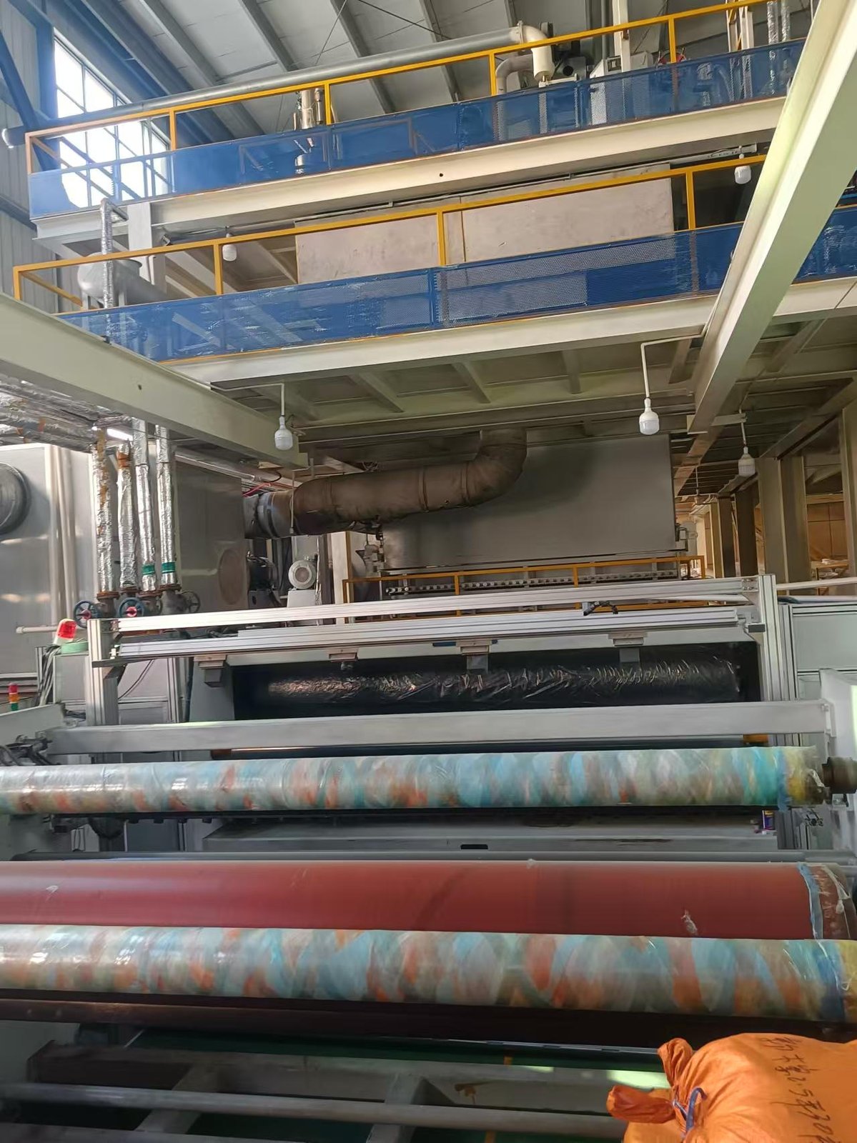 Used 3.2m Guanlong SS PP Spunbond Nonwoven Line image 3