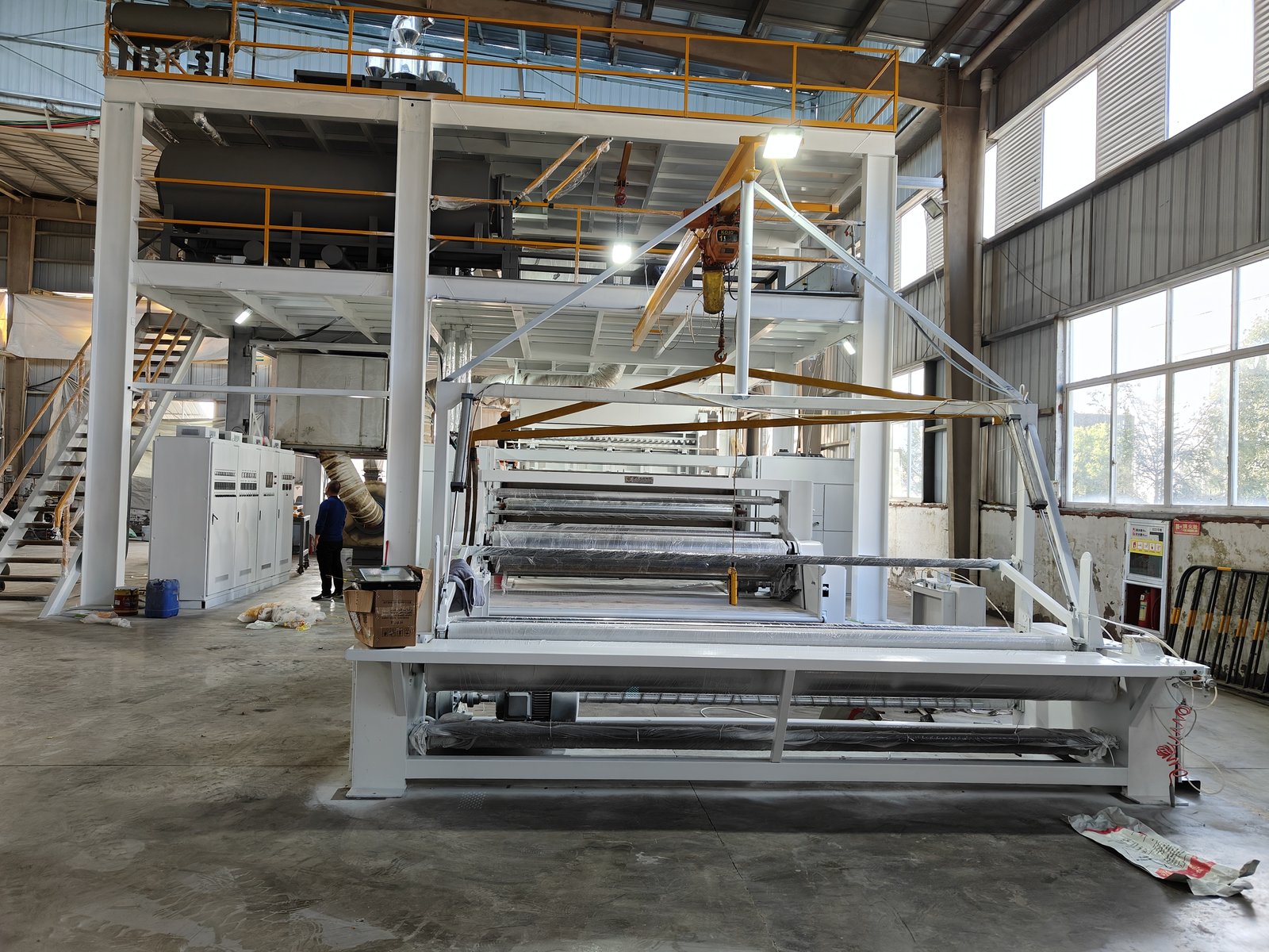 Used 3.2m HG PP Spunbond Nonwoven Production Line