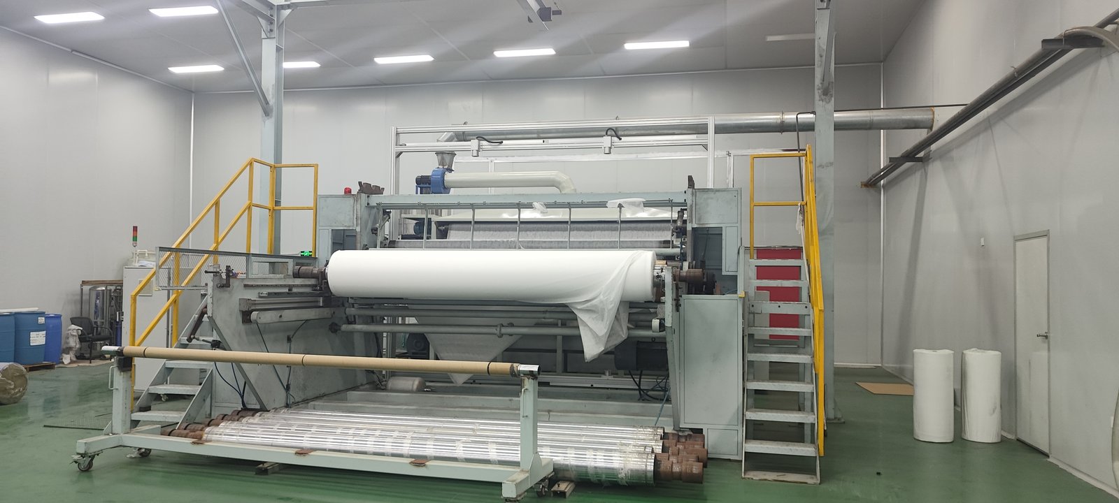 Used 3.2m Shaoyang SS PP Spunbond Nonwoven Production Line image 2