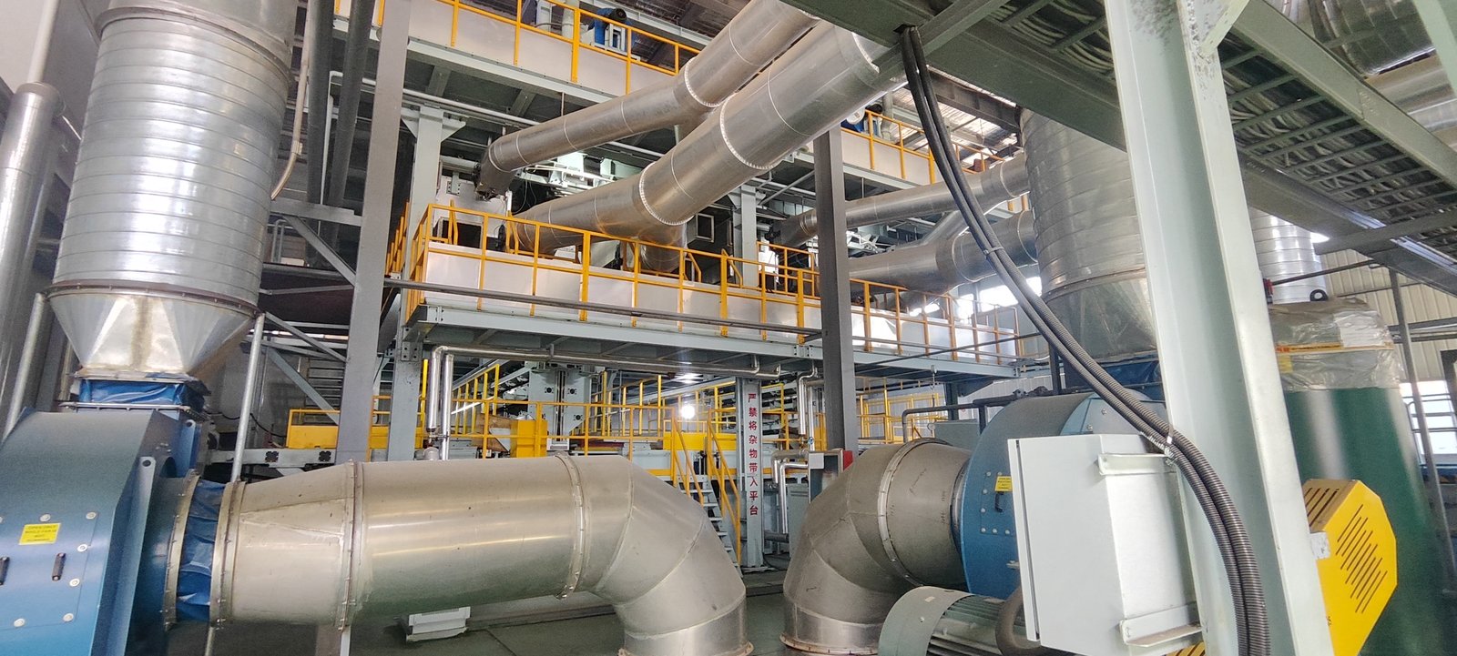 Used 3.2m Shaoyang SS PP Spunbond Nonwoven Production Line image 3