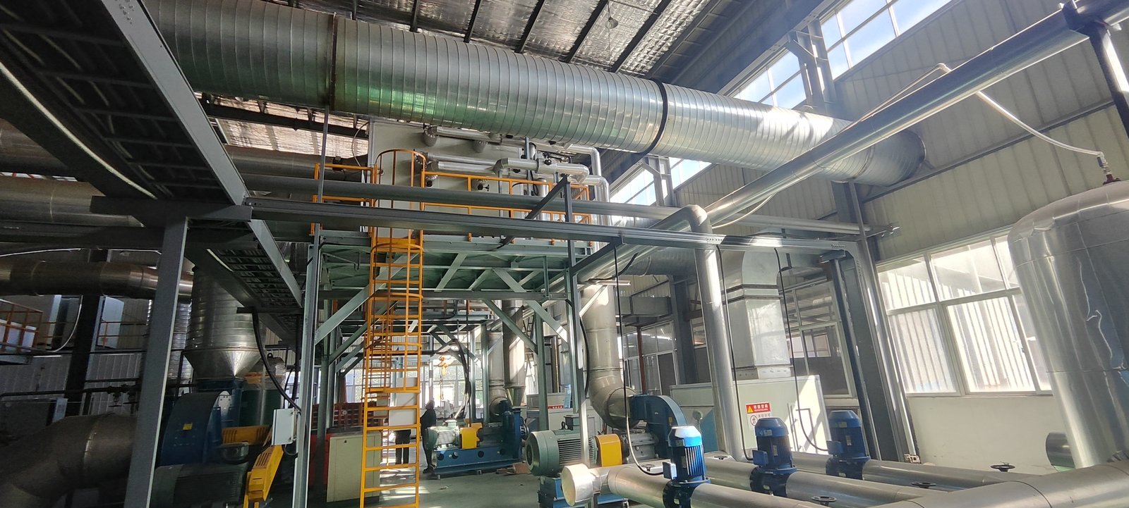 Used 3.2m Shaoyang SS PP Spunbond Nonwoven Production Line image 5
