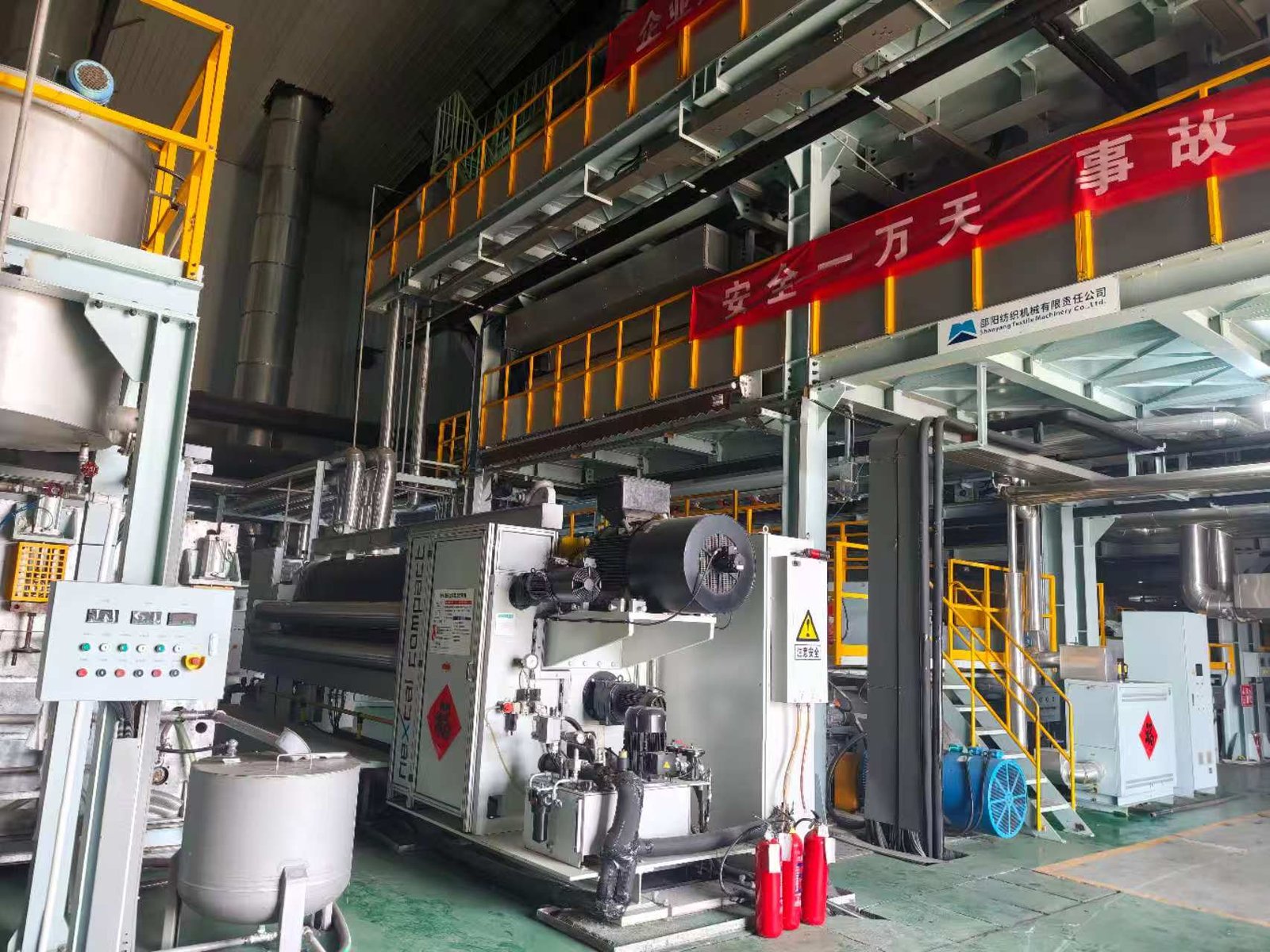 Used 3.2m Shaoyang SSMMS Spunbond Nonwoven Production Line image 3