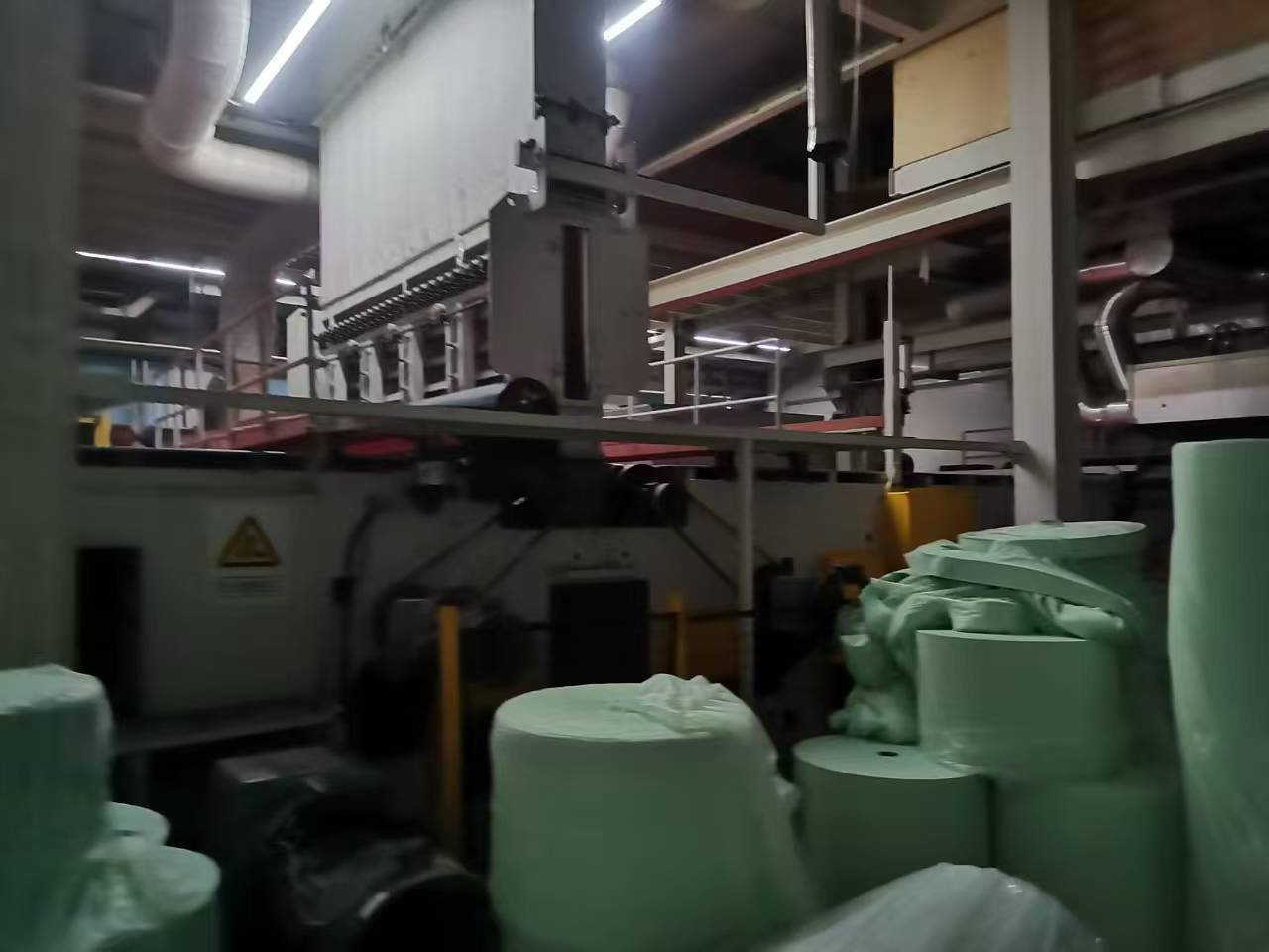 Used 3.2m SMS HG Spunbond-Meltblown-Spunbond Nonwoven Line image 6