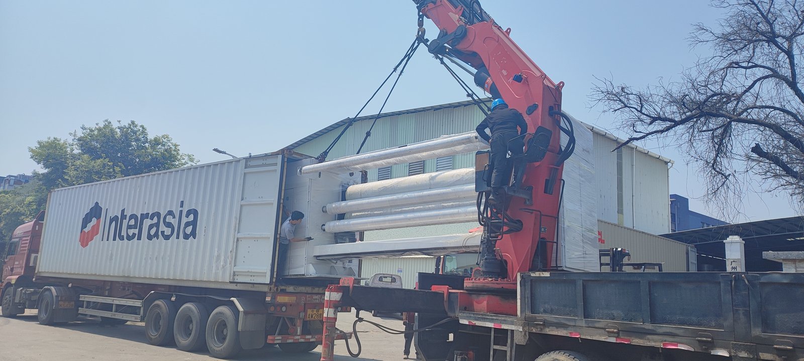 Used 3.2m Yanpeng PP Spunbond Nonwoven Production Line image 4
