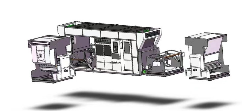 YN-1100-2 Two Colors Roll to Roll Screen Printing Machine